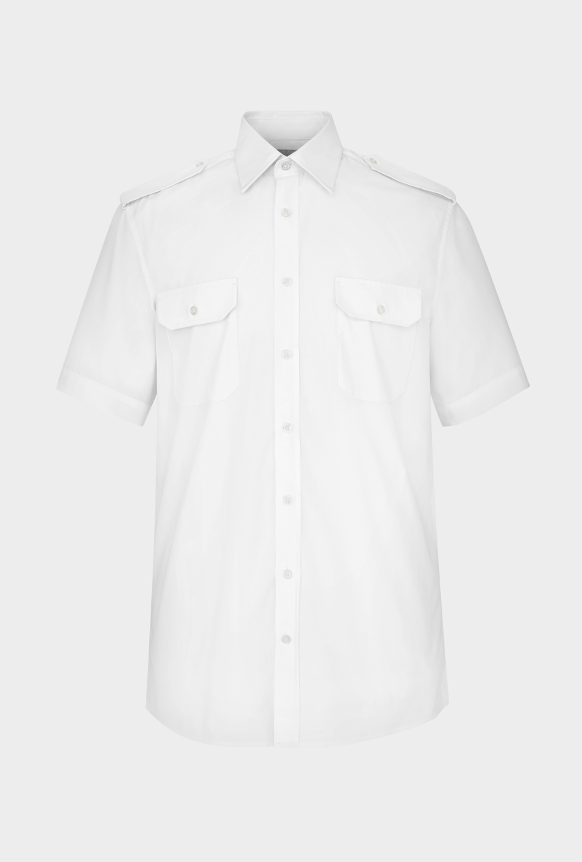 Men's pilot shirt Steven, short sleeve