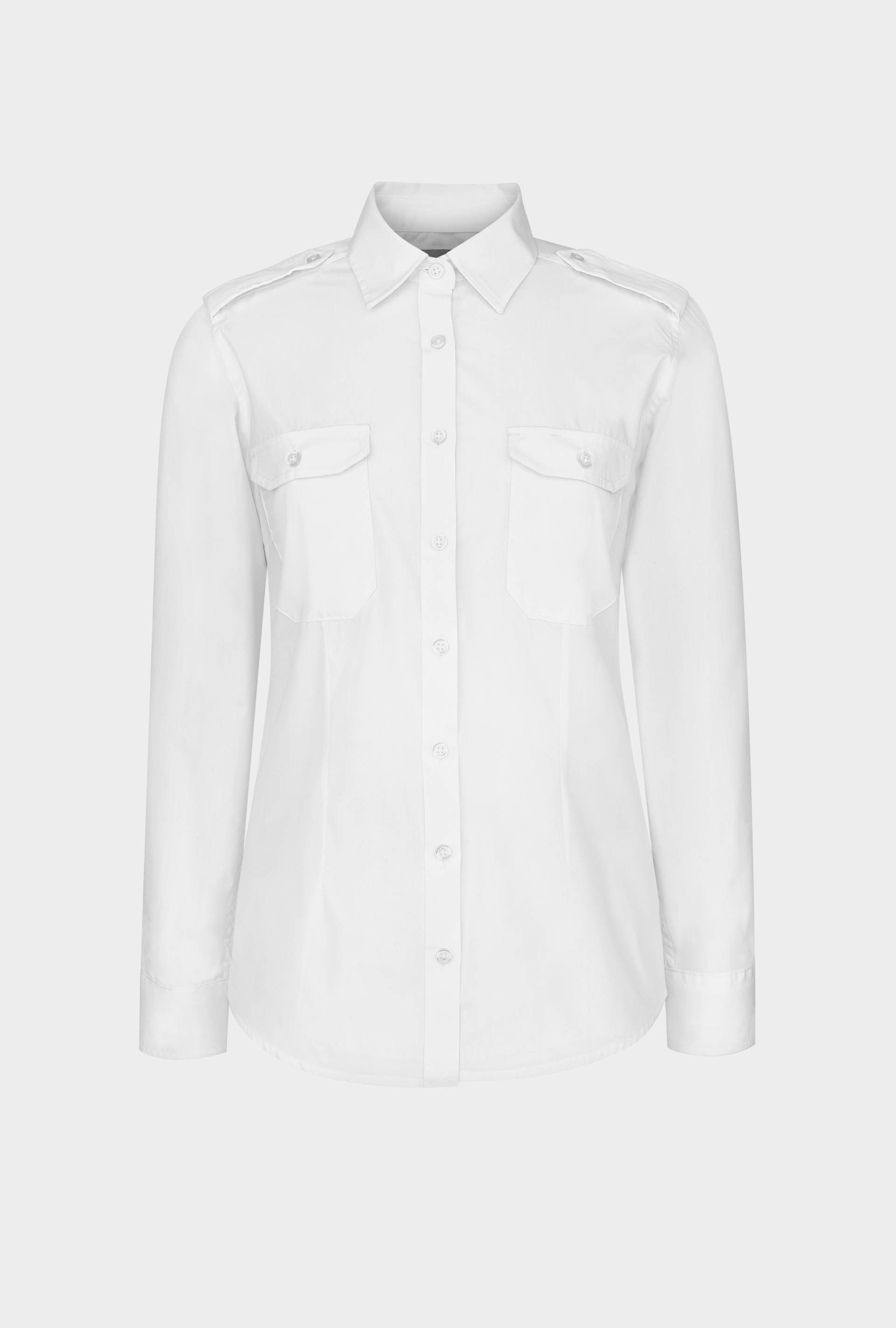 Pilotskjorta dam Sofia, lång ärm