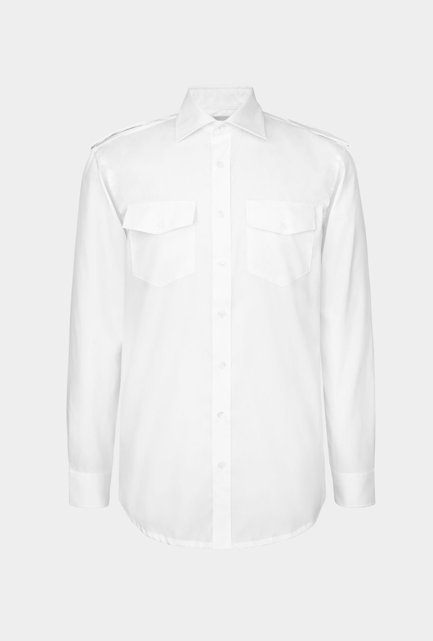 Men's pilot shirt Jens, long sleeve