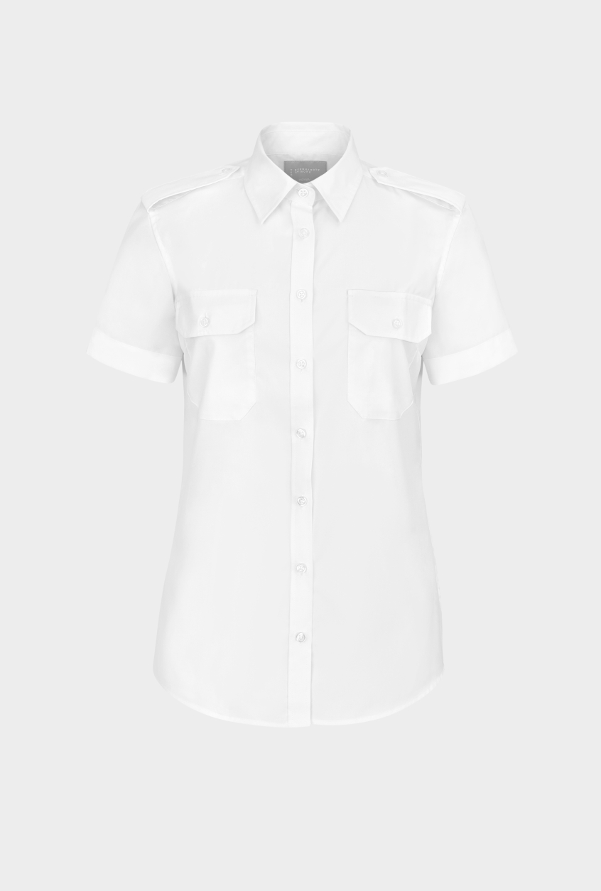 Ladies pilot shirt Frida, short sleeve