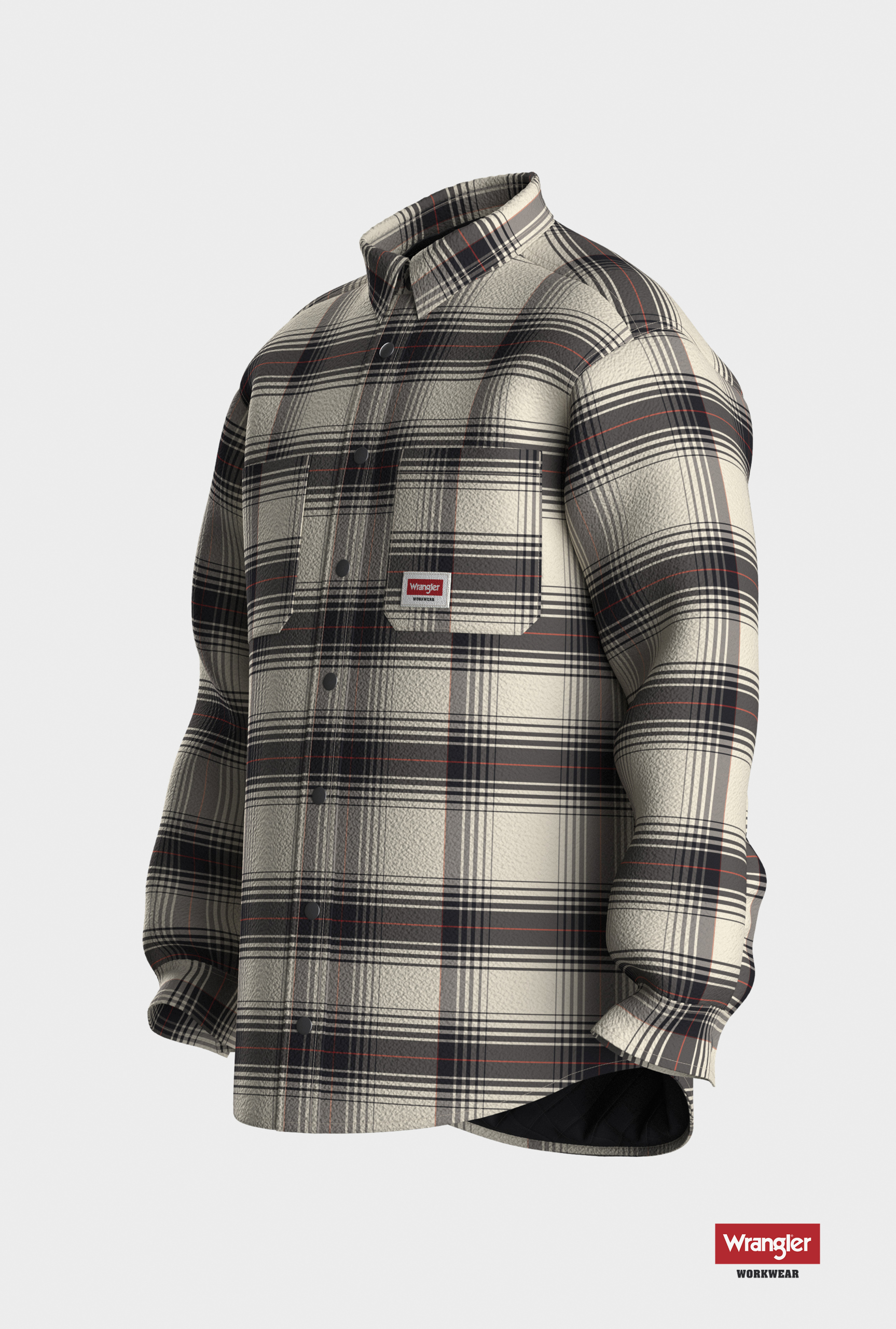 Men's Padded Shirt Jacket Wrangler Workwear