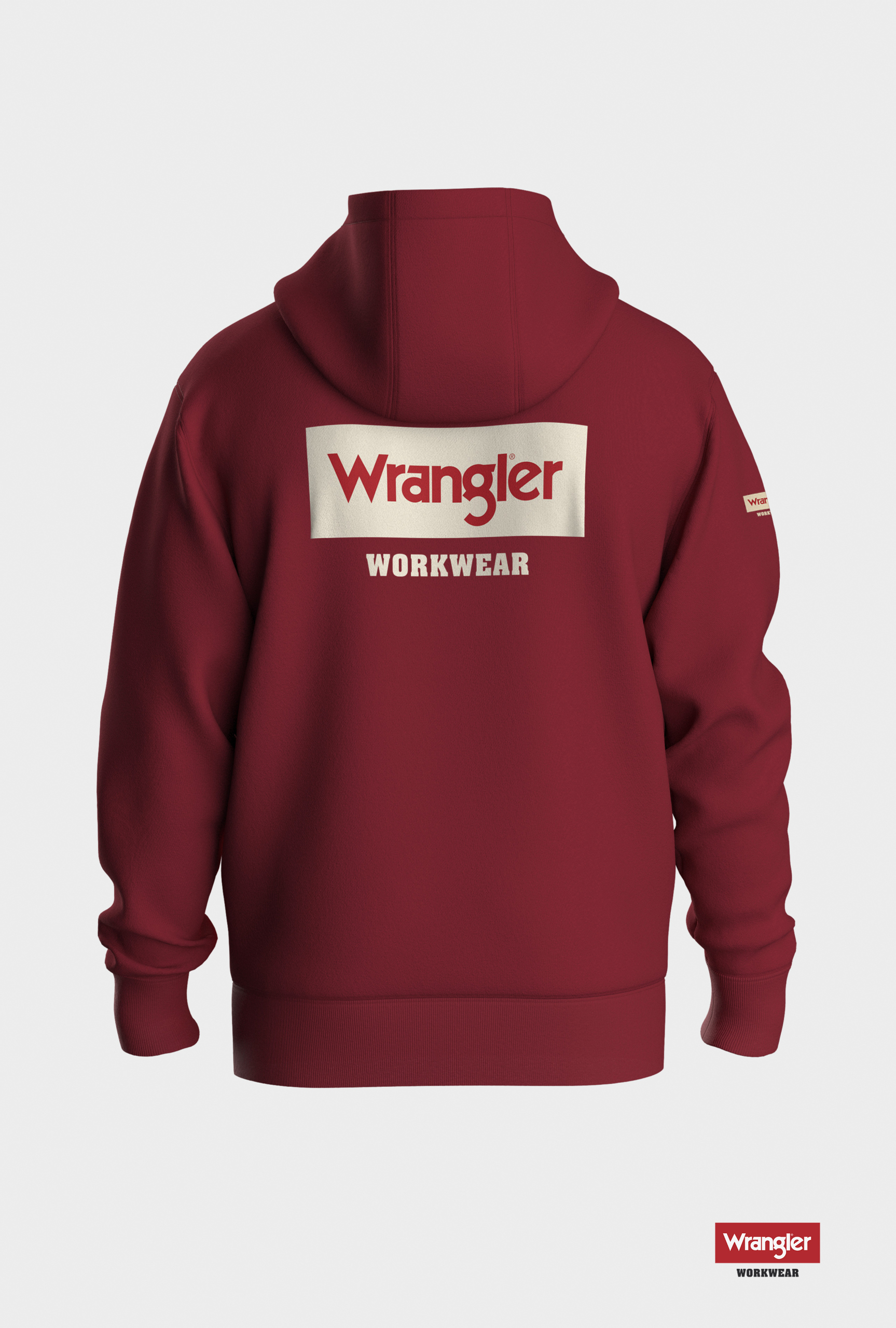 Sweatshirt med huva Classic Herr Wrangler Workwear