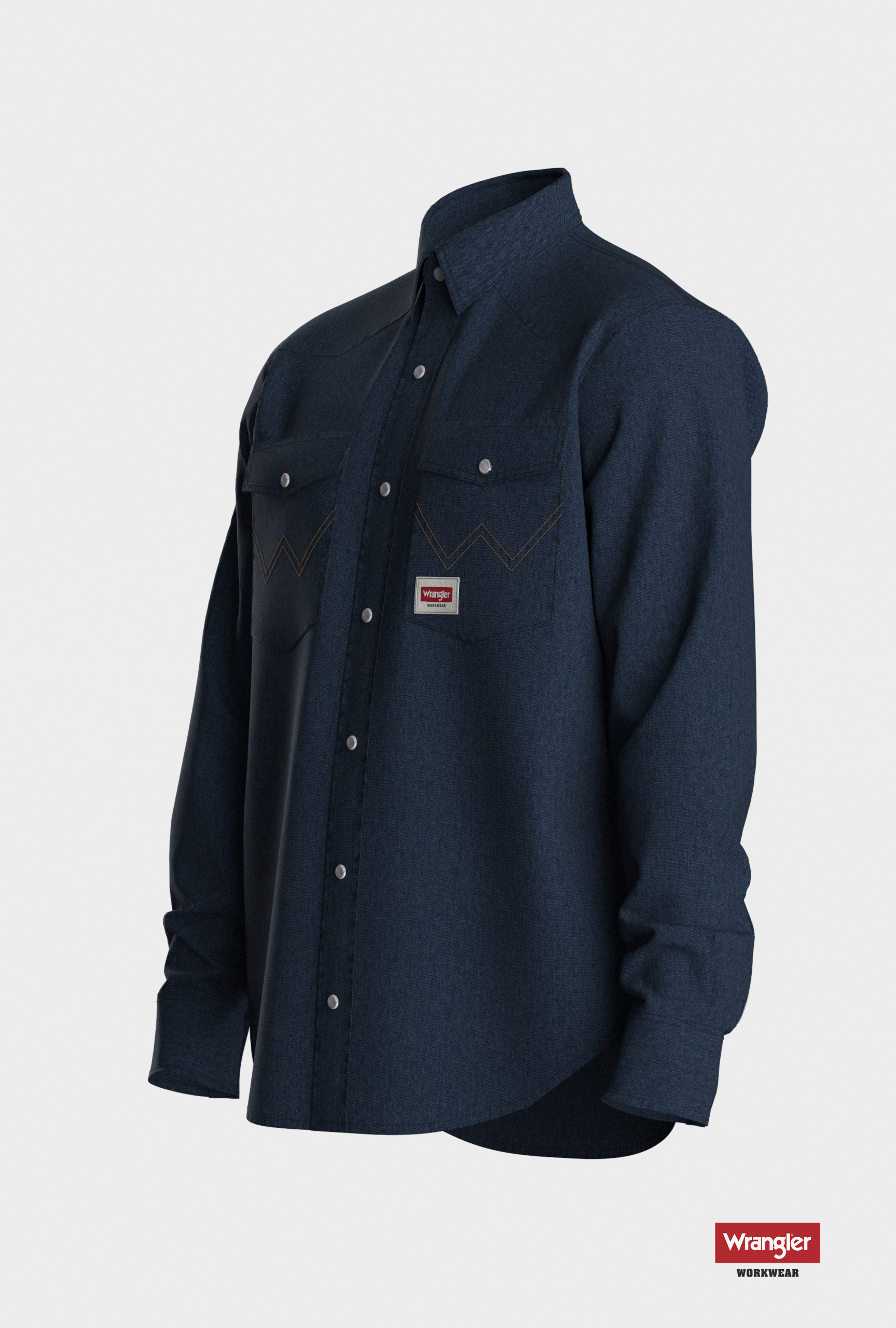 Men's Denim Shirt Wrangler Workwear